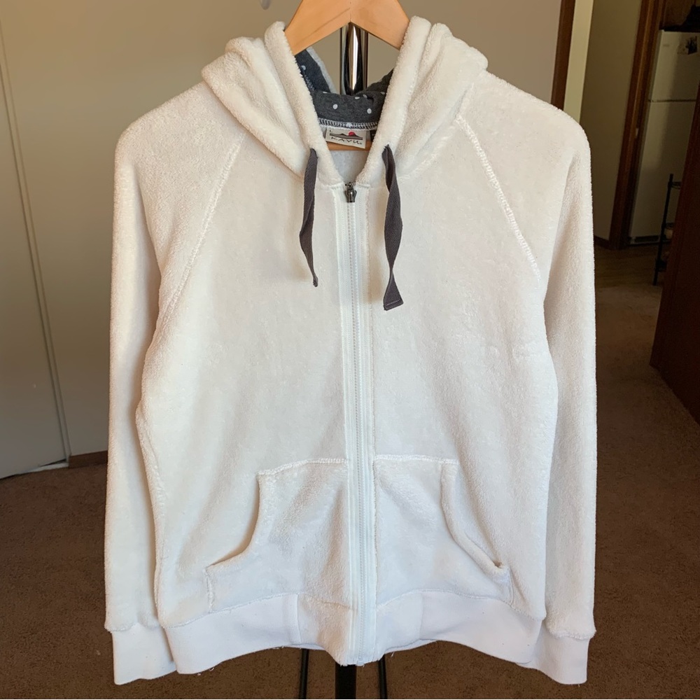 Kavu White Fleece Jacket